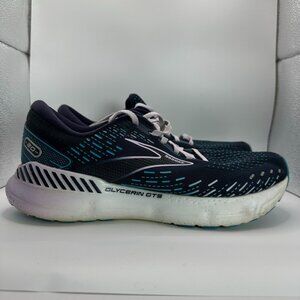 Brooks Glycerin GTS 20 Shoe Womens Size‎ 10.5 Blue Running Trainer Cushioing